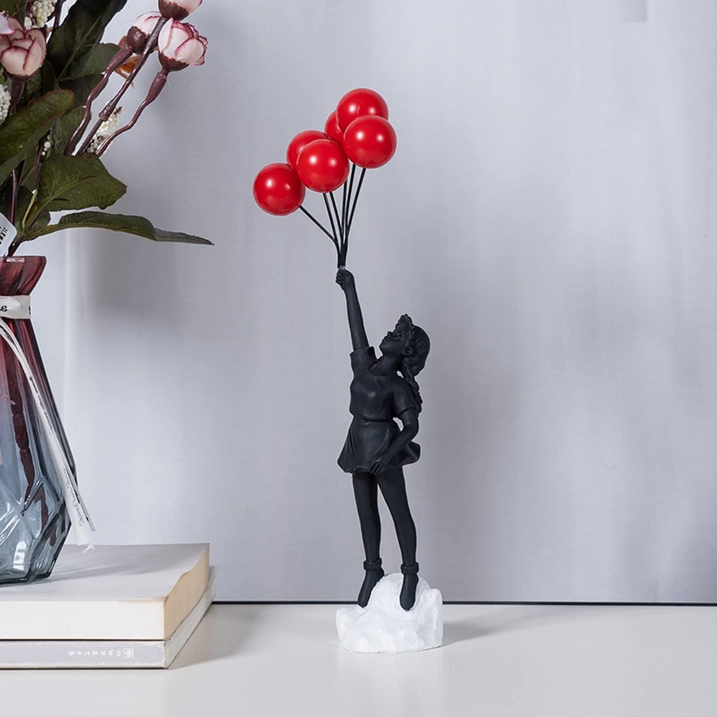 ArtZ® Fly Away Balloon Girl Sculpture