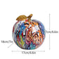 ArtZ® Graffiti Painted Apple Sculpture