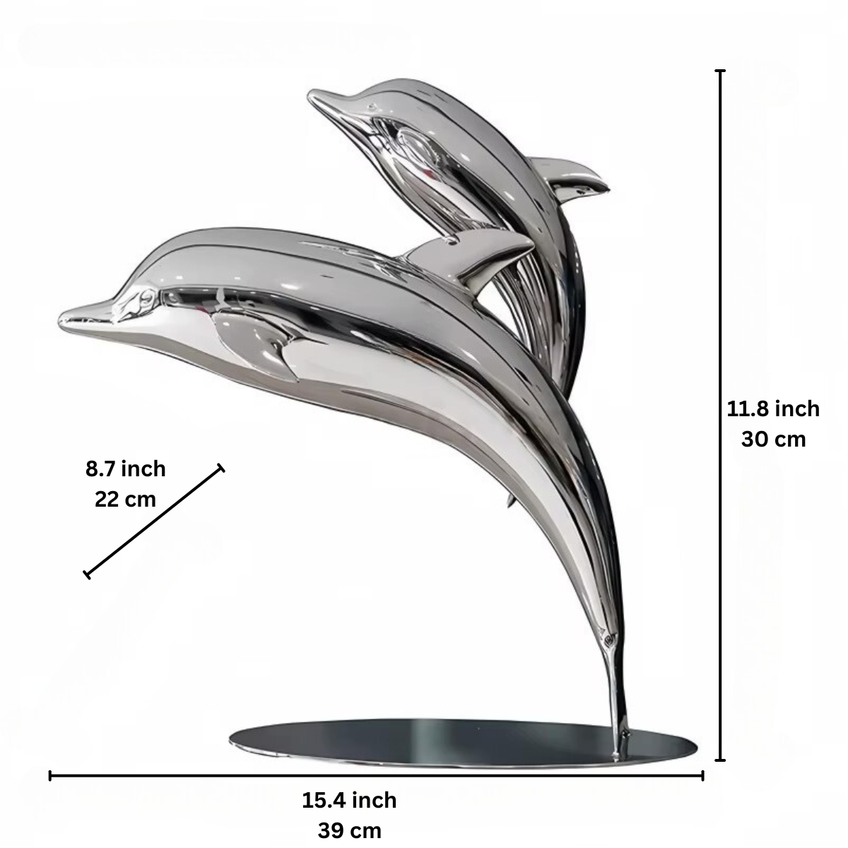 ArtZ® Miami Dolphins Stainless Steel Sculpture