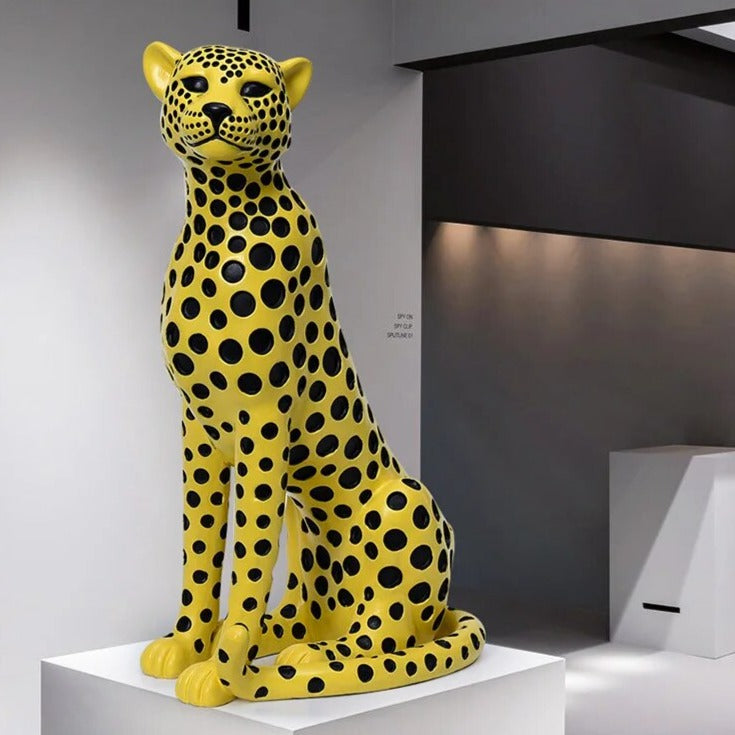 ArtZ® Nordic Leopard Sculpture – ArtZMiami