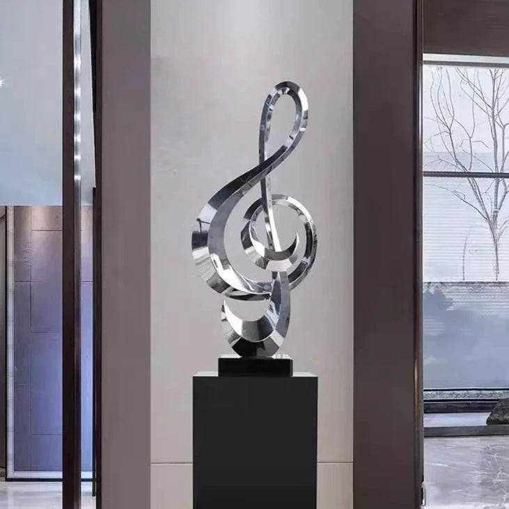 ArtZ® The Sound Of Treble Stainless Steel Sculpture