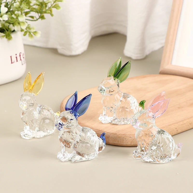 ArtZ® Hoppy Crystal Bunny Sculpture