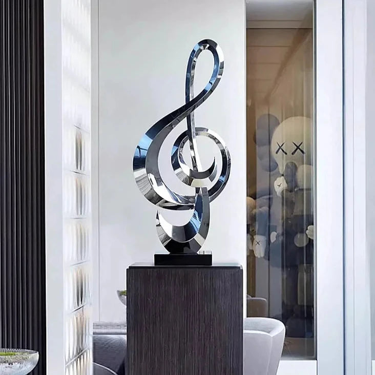 ArtZ® The Sound Of Treble Stainless Steel Sculpture Treble Stainless Steel Sculpture