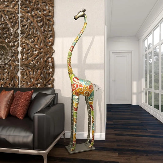 ArtZ® Elegant Meadow Giraffe Sculpture Giraffe Statue