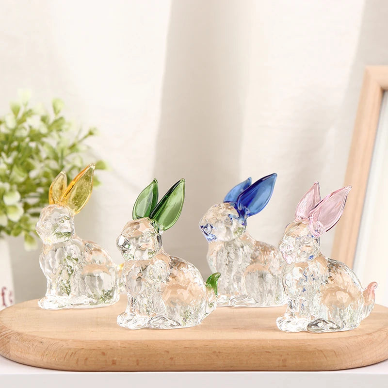 ArtZ® Hoppy Crystal Bunny Sculpture