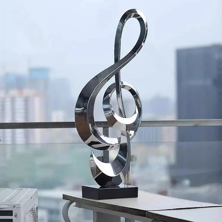 ArtZ® The Sound Of Treble Stainless Steel Sculpture Treble Stainless Steel Sculpture