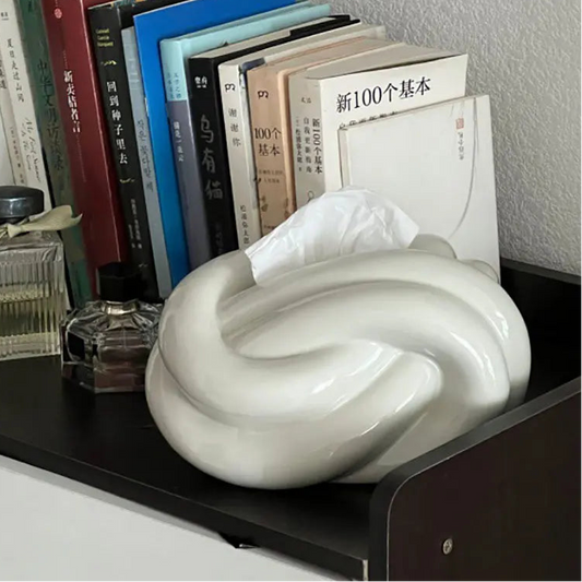 ArtZ® Twist Tissue Holder Porcelain Tissue Holders White