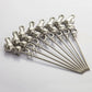 ArtZ® Stainless Steel Fruit And Cheese Picks With Base