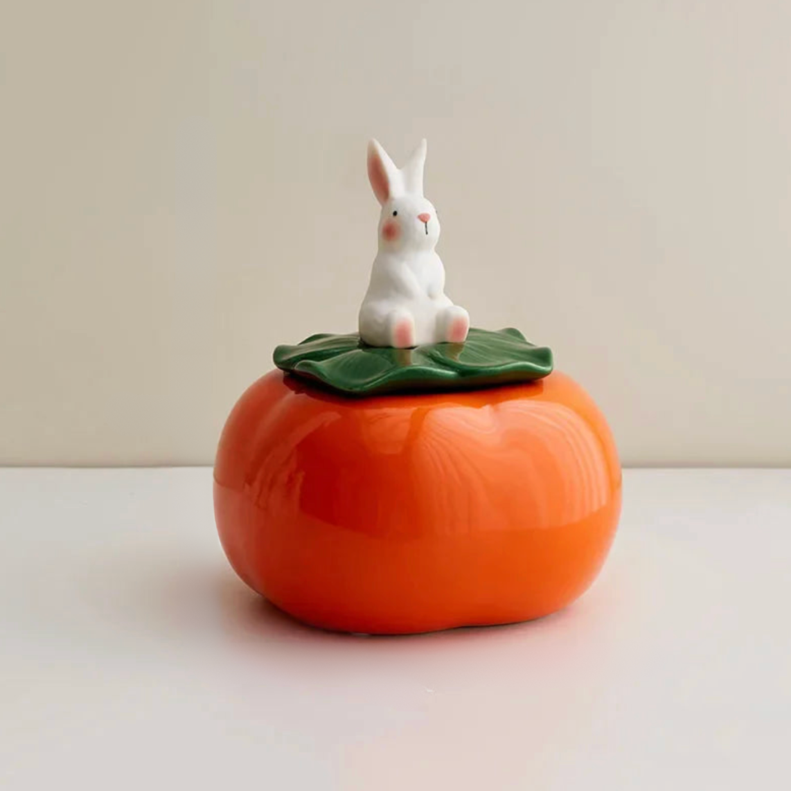 ArtZ® Pumpkin Patch Hopper Rabbit Sculpture