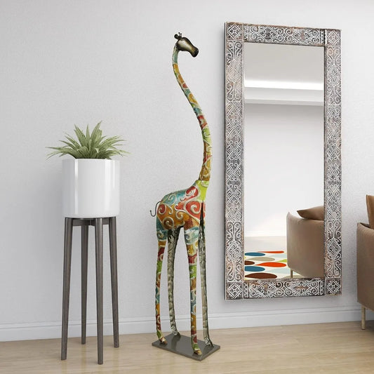 ArtZ® Elegant Meadow Giraffe Sculpture Giraffe Statue