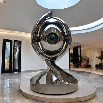 ArtZ® Stainless Steel Evil Eye Sculpture