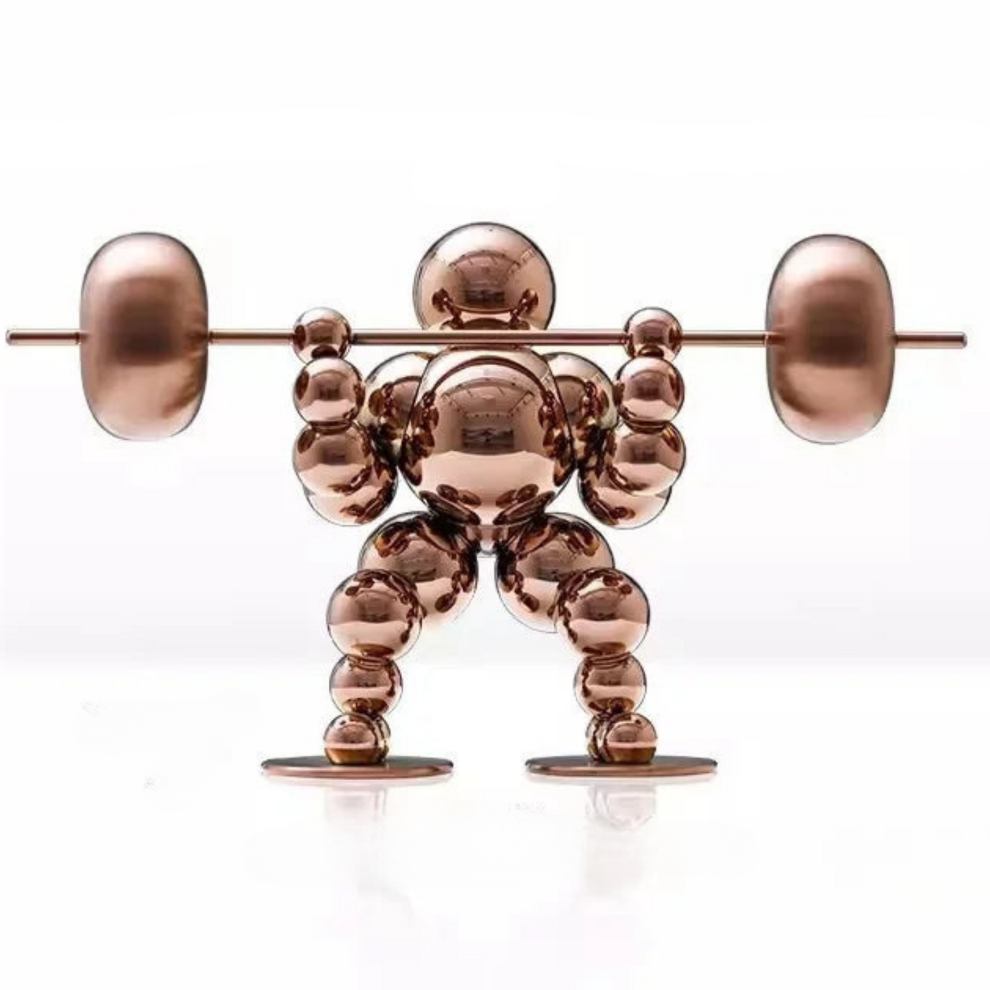 ArtZ® Abstract Weightlifter Stainless Steel Sculptures