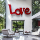 ArtZ® Stainless Steel Love Wall Sculpture