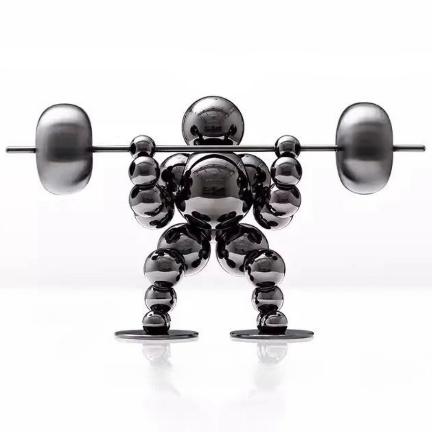 ArtZ® Abstract Weightlifter Stainless Steel Sculptures