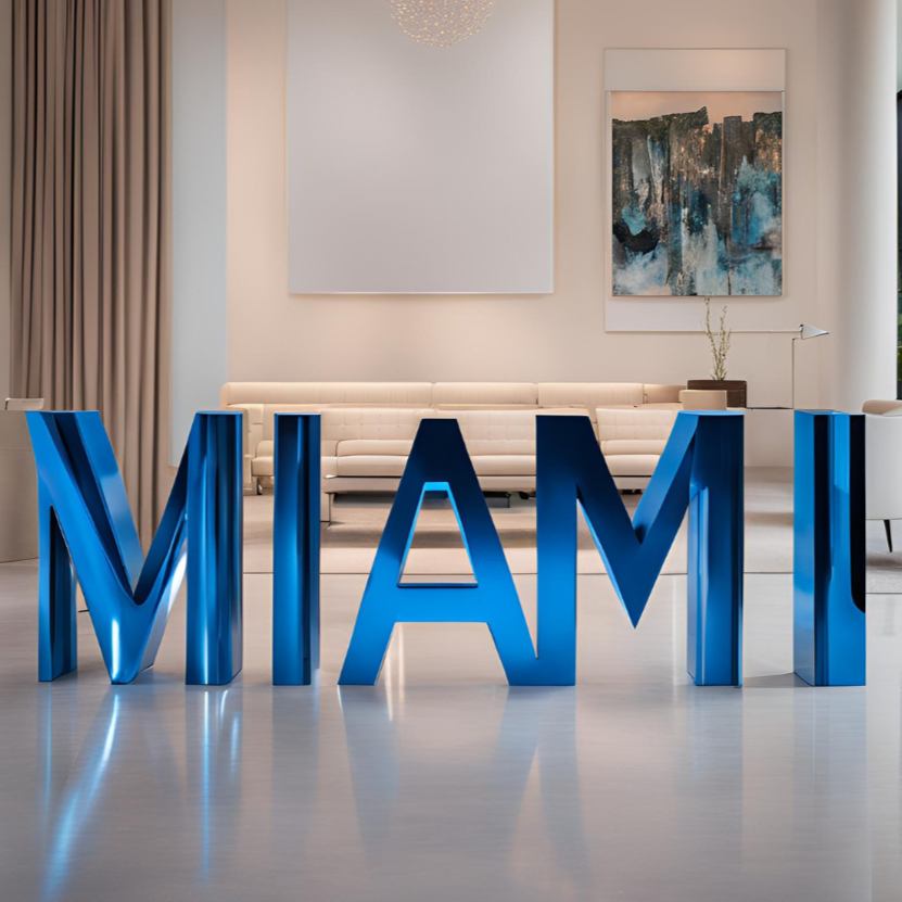 ArtZ® Stainless Steel Miami Sculpture