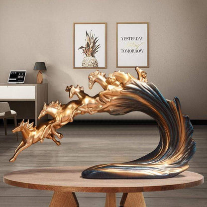 Galloping Horse Sculpture - Splentify