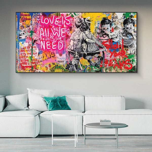 ArtZ® We Need Love Painting – ArtZMiami