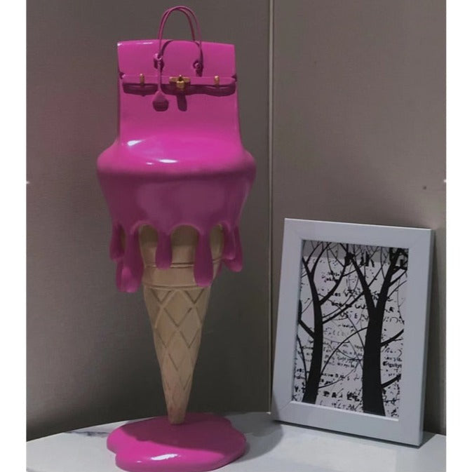 Ice Cream Lv Blue, Sculpture by Mahëlle