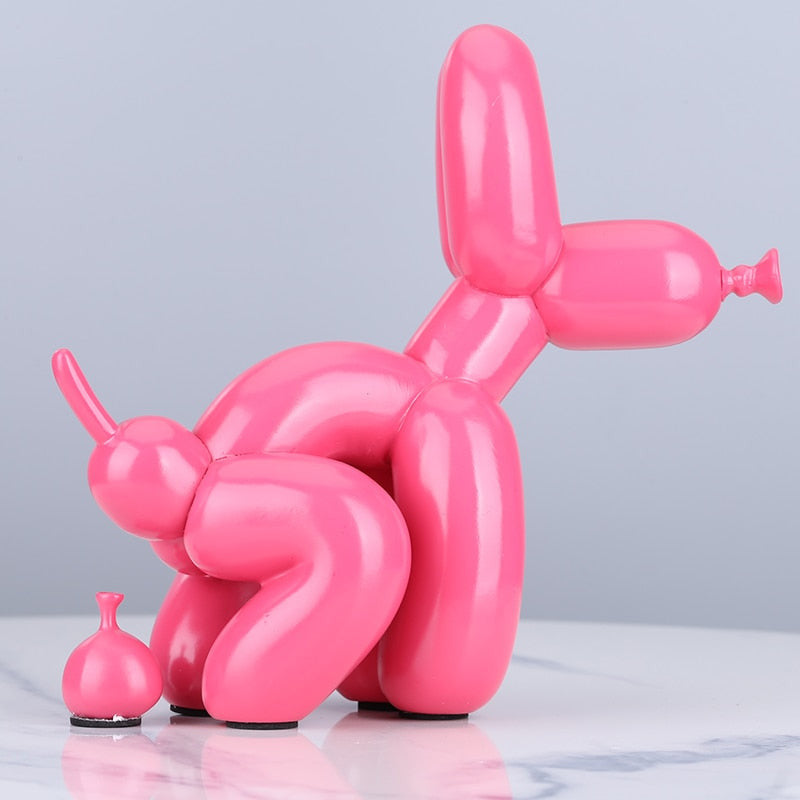 ArtZ® Graffiti Painted Balloon Dog Sculpture